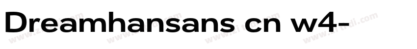 Dreamhansans cn w4字体转换